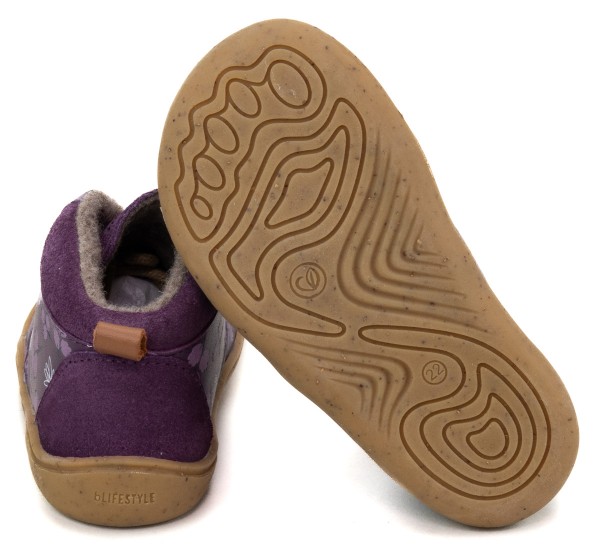 bLifestyle ~ babyPangolin MidCut Schnürer Warm ~ Winterpflaume