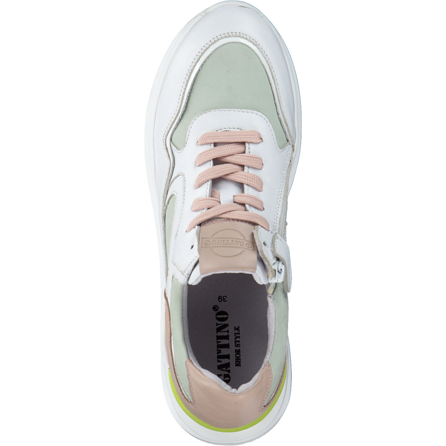 HIP Schuhe 1355, Schnürschuhe, Damen, white combi