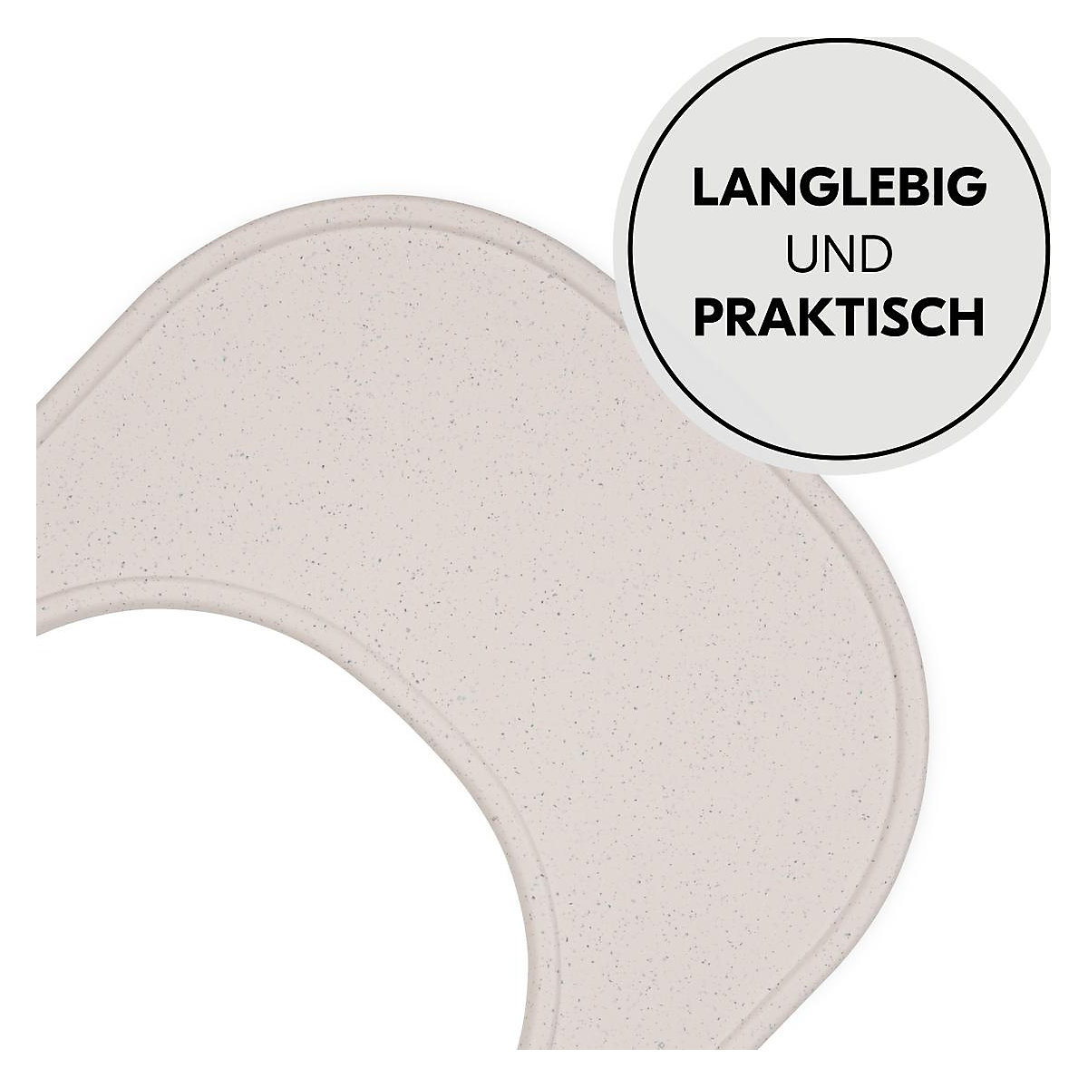 Essbrett Alpha Click Tray, Speckle Beige