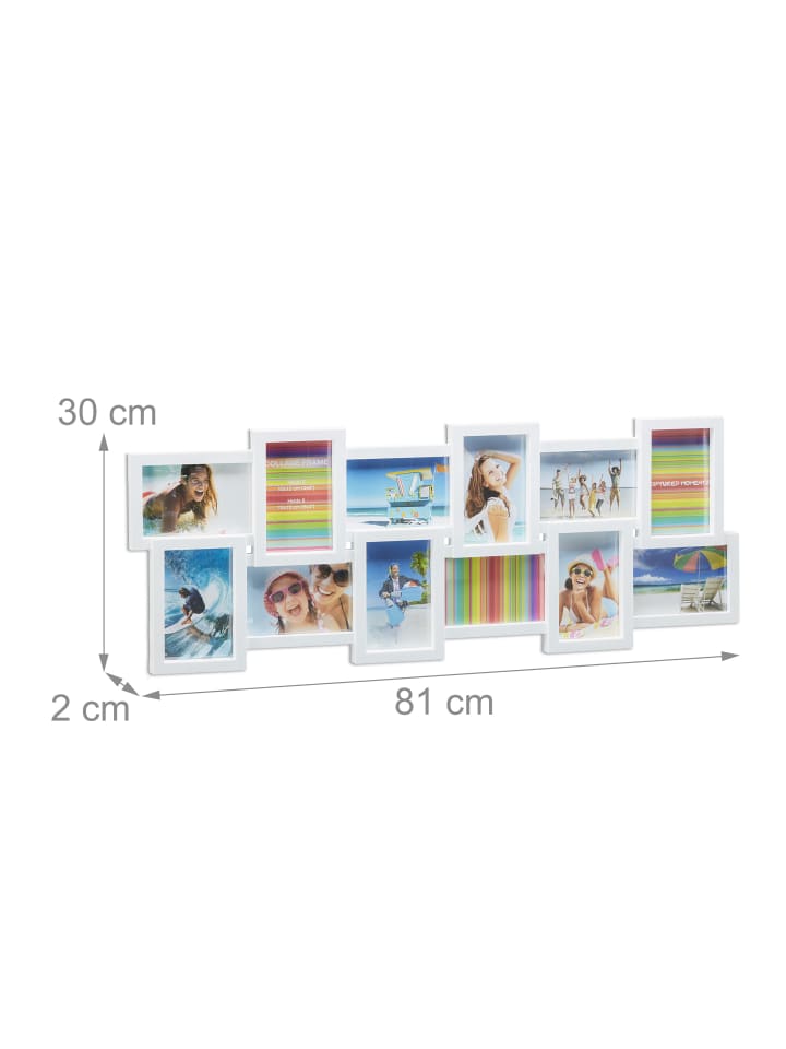 relaxdays Bilderrahmen in Weiß günstig kaufen onesize