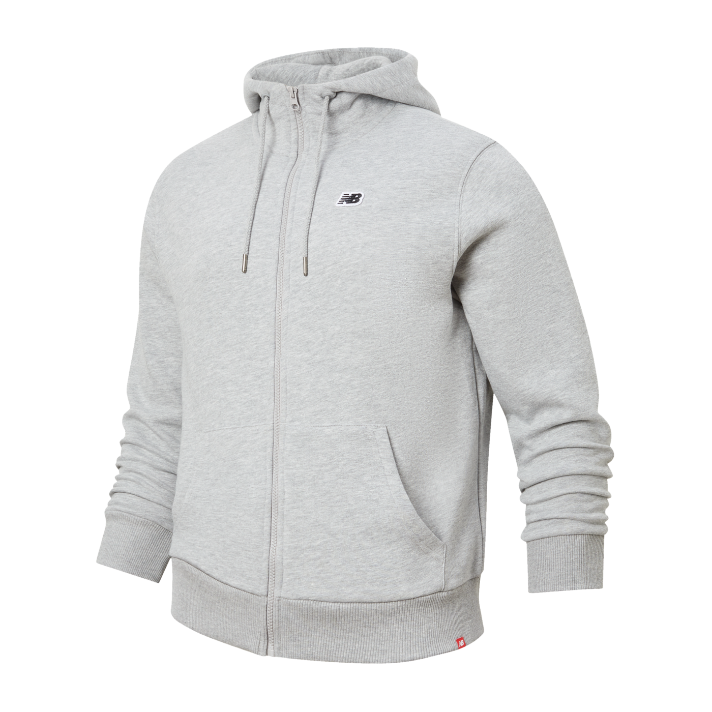 New Balance Red Logo Kapuzenjacke Grau FAG