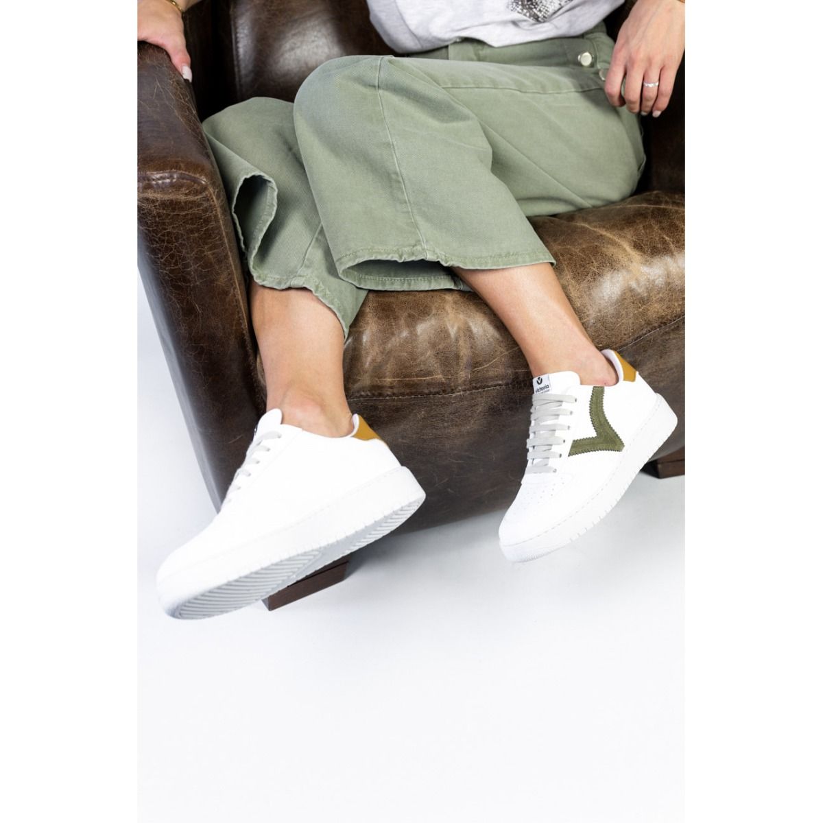 Victoria  1258201 madrid - Blanc Kaki