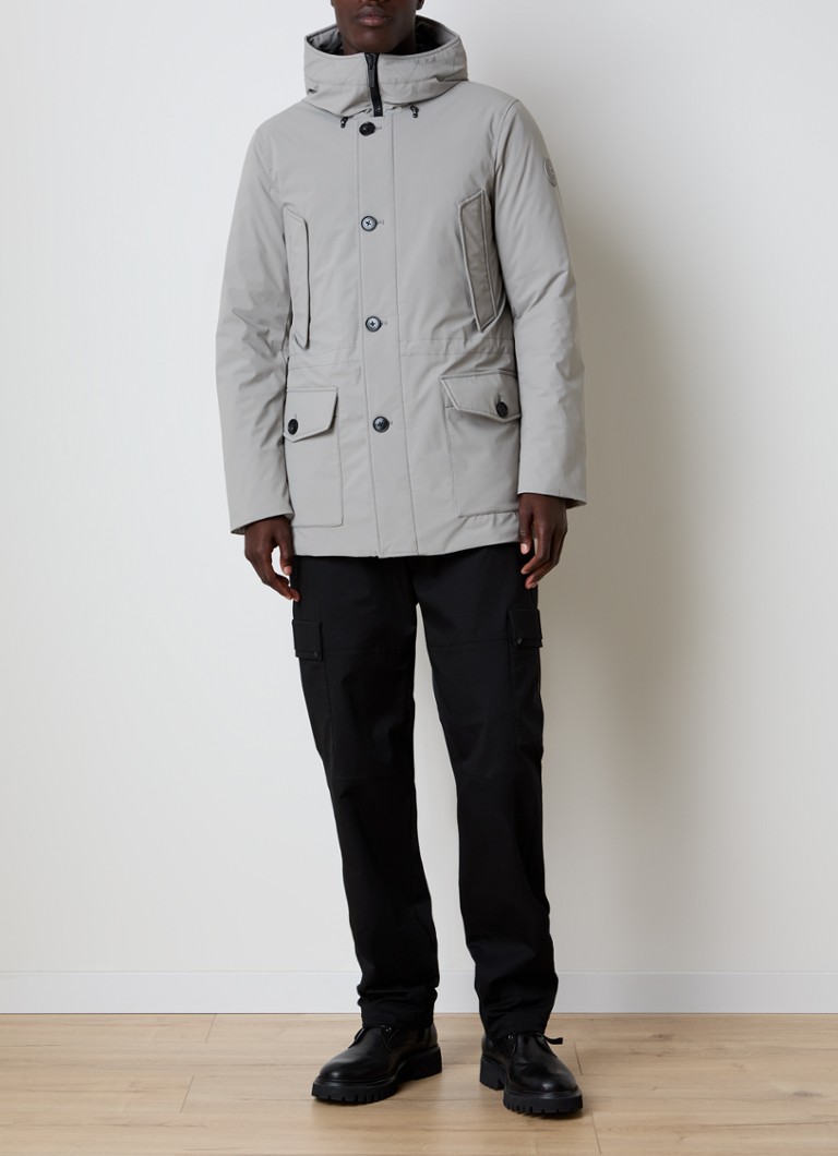 Πάρκα Woolrich Arctic Down με καπιτονέ σχέδιο και κουκούλα