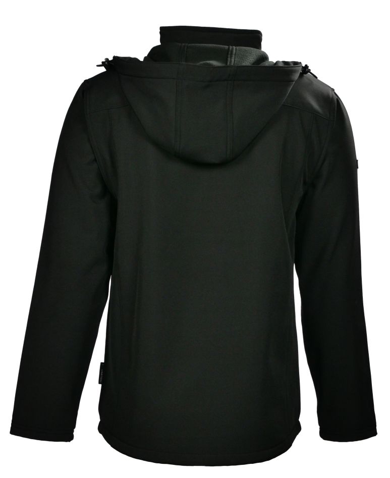 Тоолнатион МЈАЈ14001ТОН Софтшел јакна са капуљачом црна
