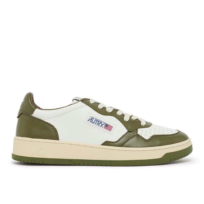 Autry Medalist Low Man WB33 leat/leat wht/olive