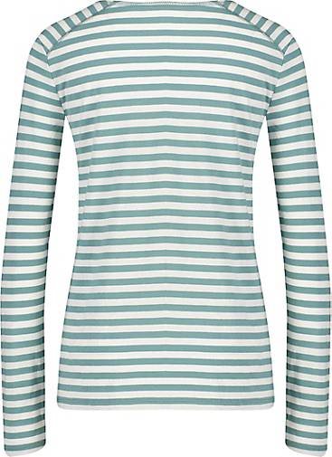Marc O' Polo DENIM Damen Langarmshirt RINGEL-LONGSLEEVE aus Bio-Baumwolle Regular Fit