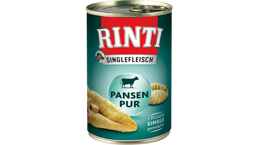 RINTI Hundenassfutter Singlefleisch Pansen pur 400 g