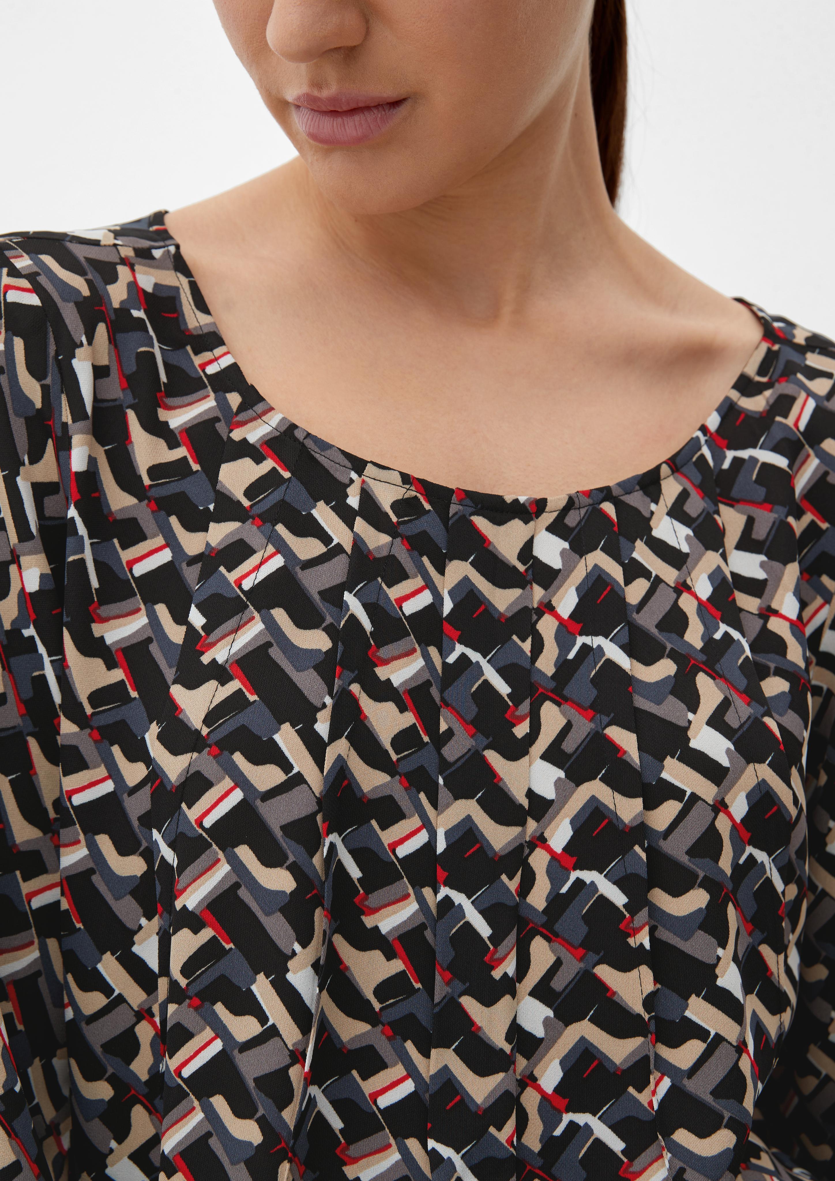 Bluse mit Raffdetail  2121604-99A1