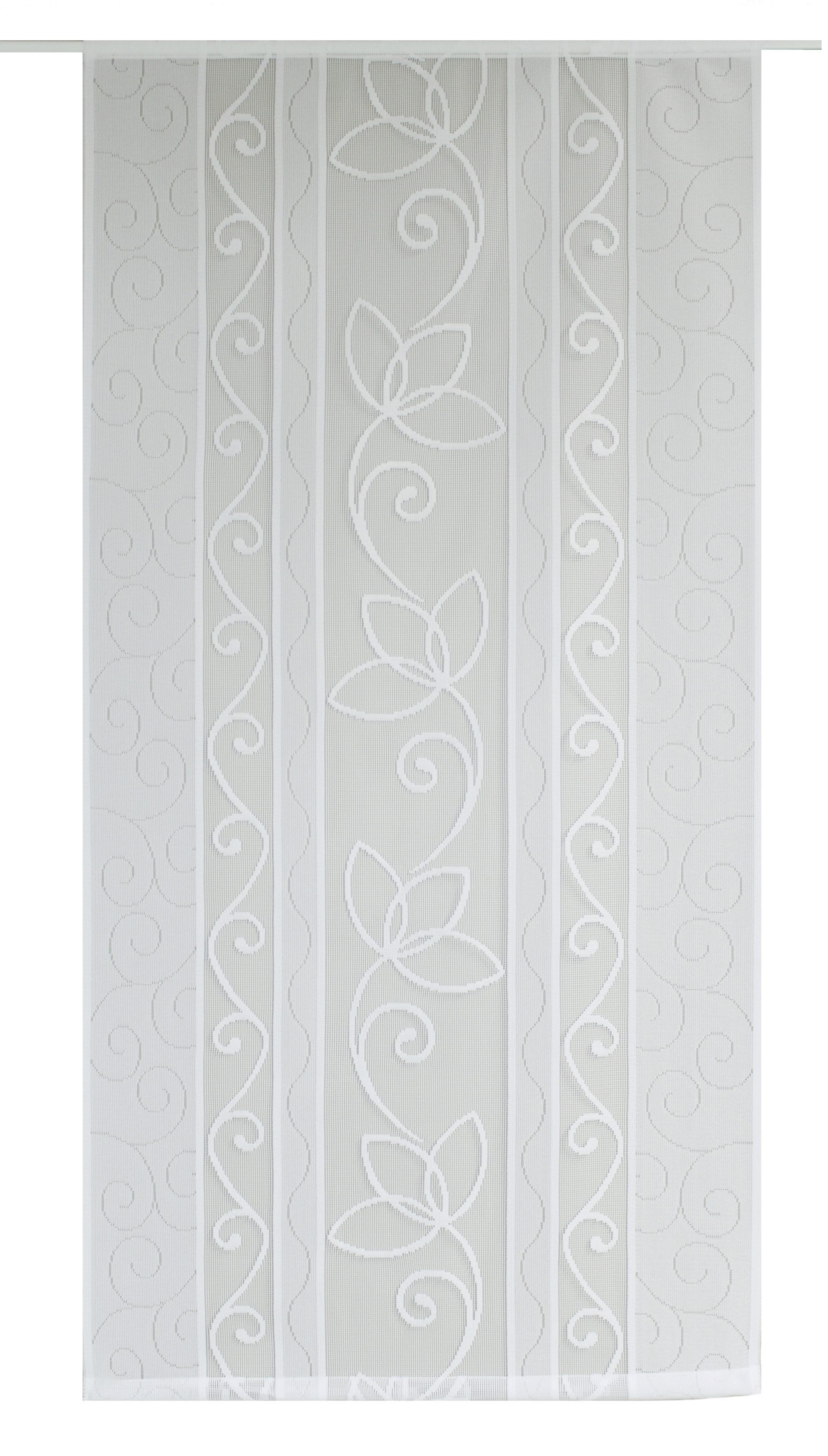 Schiebegardine Dana, VHG, Paneelwagen (1 St), transparent, Jacquard, Gardine, Motiv, Klettband, Jacquard, verschiedene Größen, Breite 60 cm