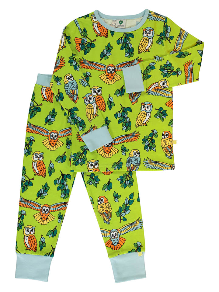 Småfolk Pyjama in Hellgrün/ Bunt günstig kaufen