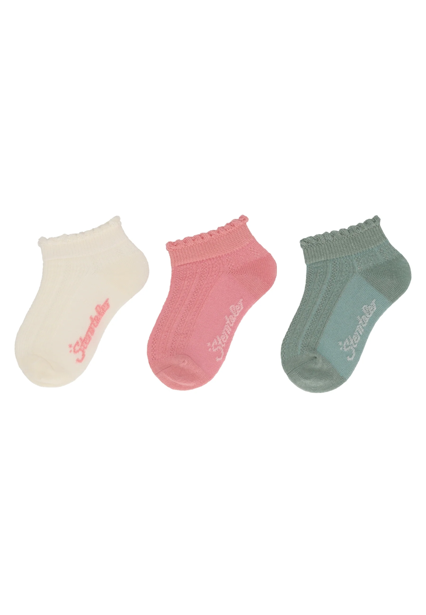 Sneaker Socken im 3er-Pack mit Struktur