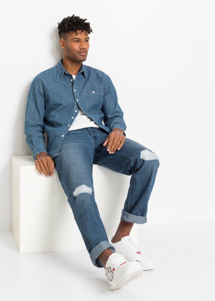 Jeanshemd, Loose Fit
