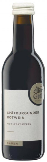 2022 Spätburgunder Qualitätswein halbtrocken 0,25 L - Alde Gott Winzer Schwarzwald