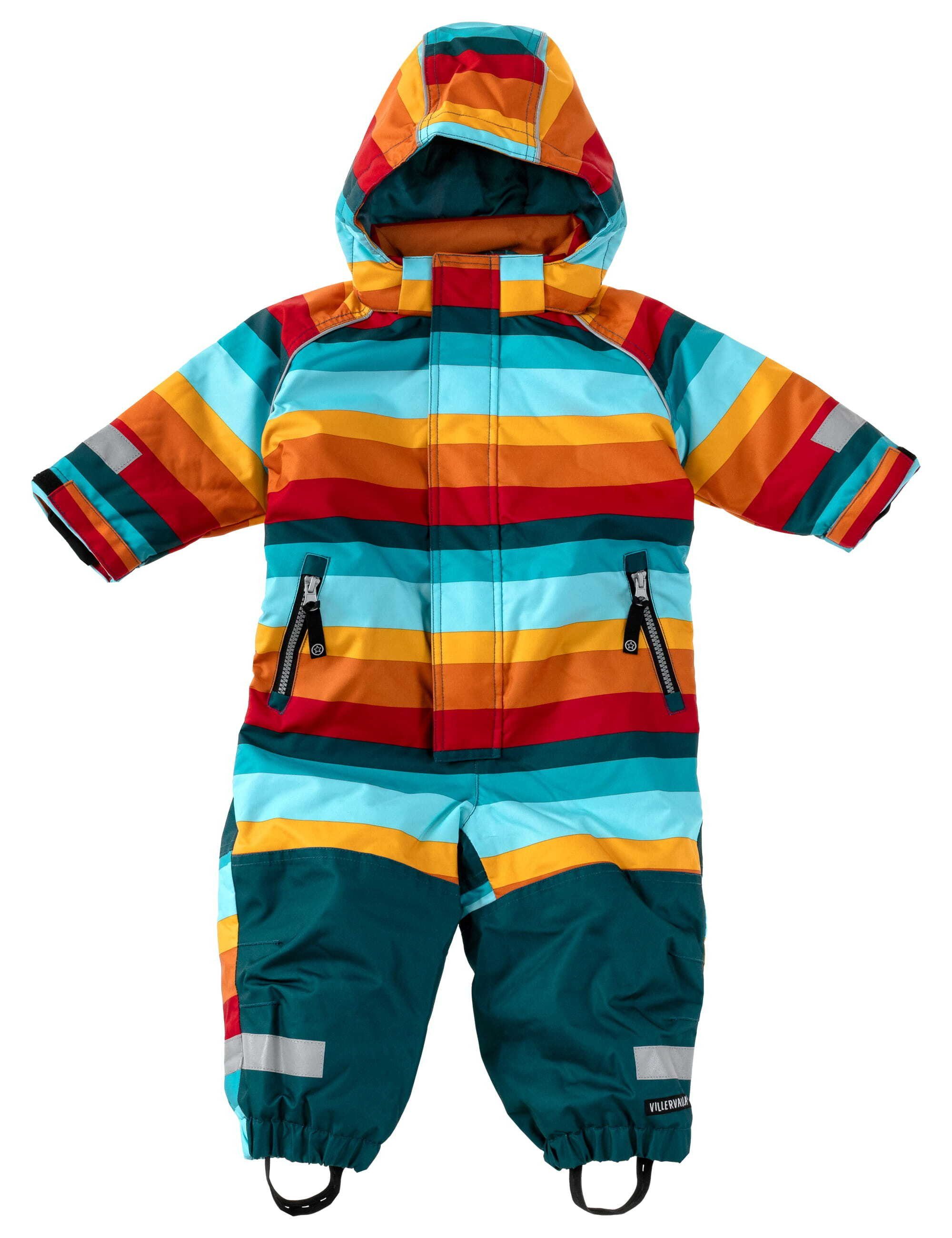 Villervalla Schneeoverall Schneeanzug Streifen (1-tlg)