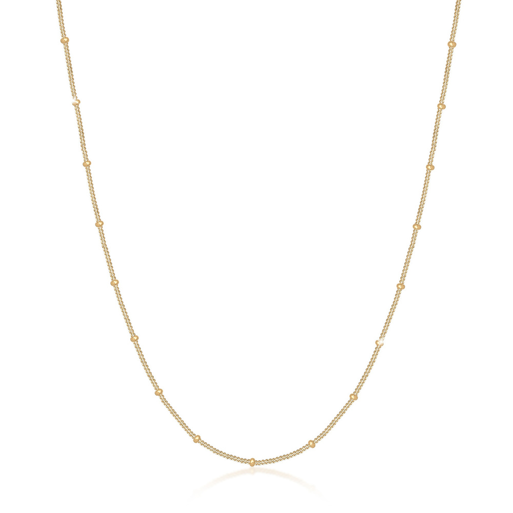Elli Elli Collier Femmes Boule Basique Classique Fine en Argent Sterling 925 Bijoux