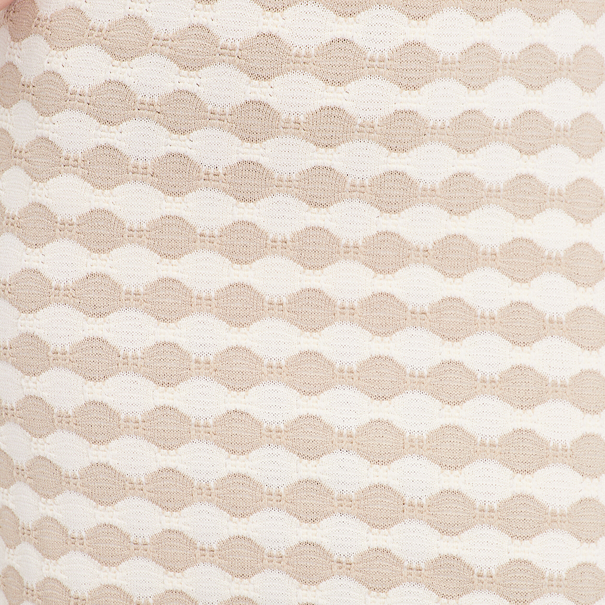 Robe droite col polo ecru femme | Cache Cache