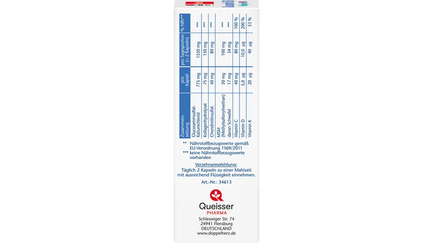 Doppelherz Glucosamin 1500 + Kollagen + MSM