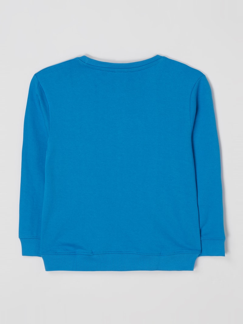 Sweatshirt mit Print in royalblau