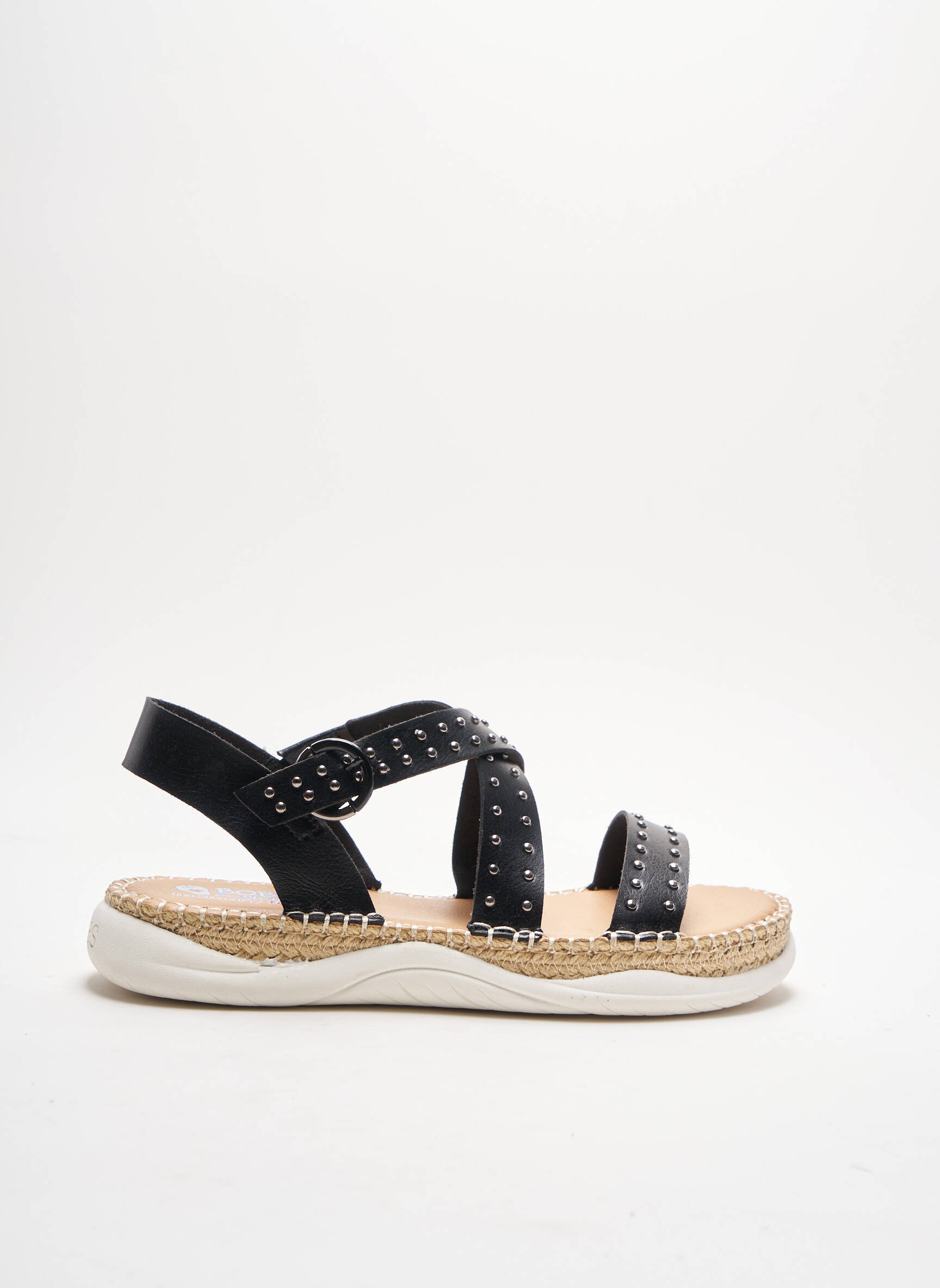 Skechers Sandales Nu Pieds Femme couleur noir