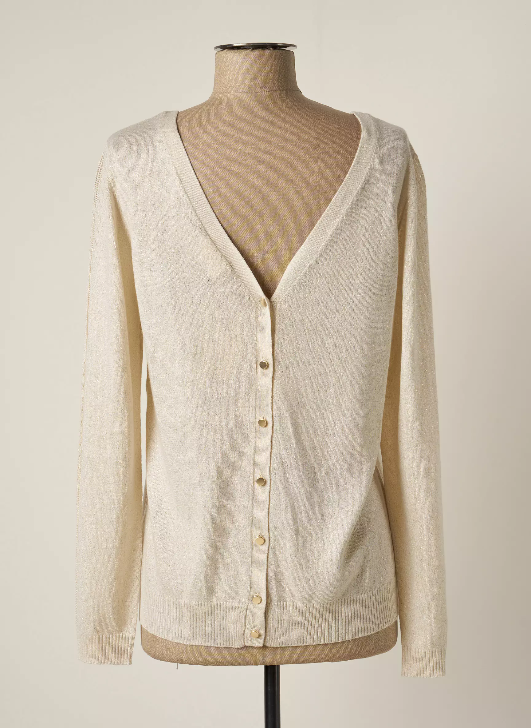 Julie Guerlande Pulls Femme couleur beige