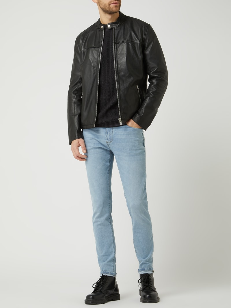 Skinny Mom Fit Jeans mit Stretch-Anteil in hellblau