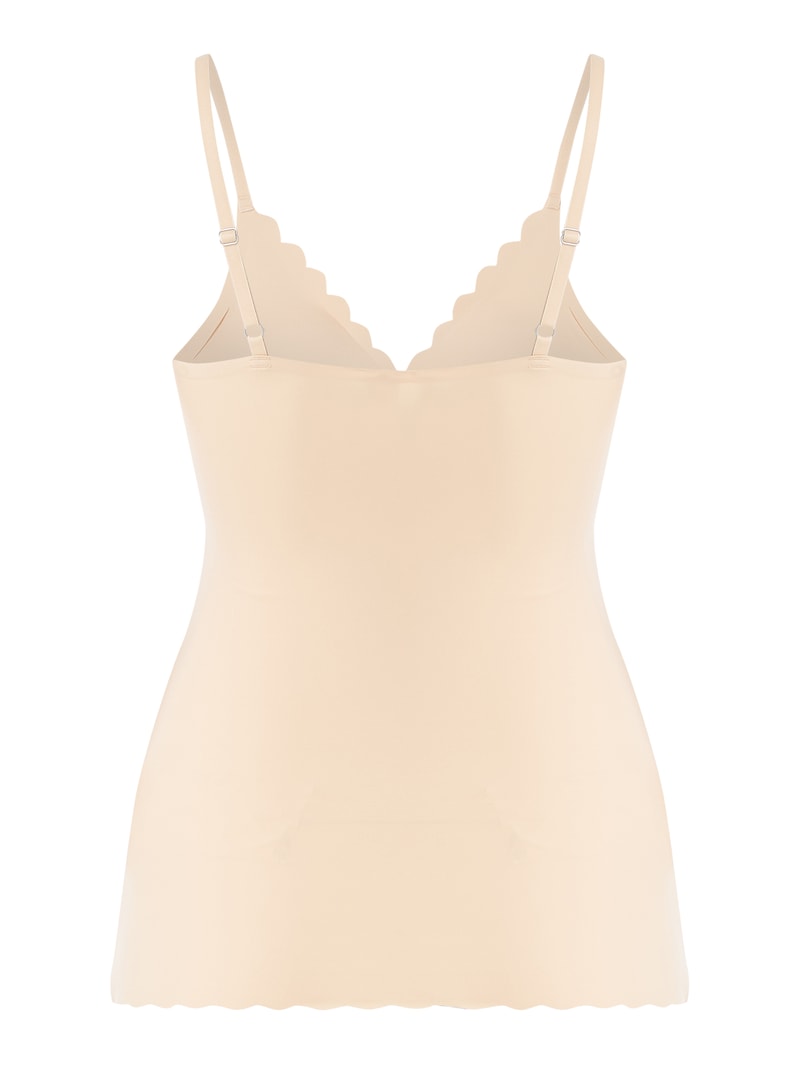Top mit herausnehmbaren Cups Modell 'Micro Lovers' in beige