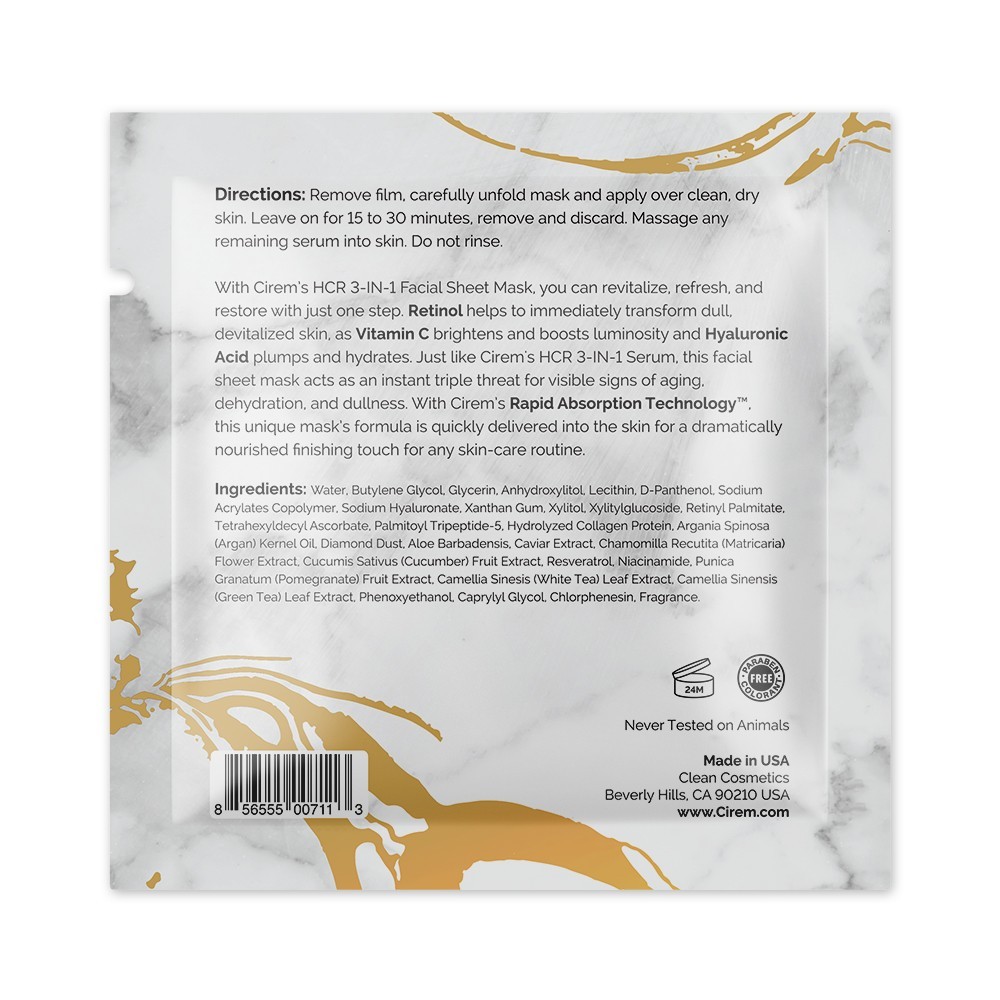 HCR 3-in-1 Sheet Mask