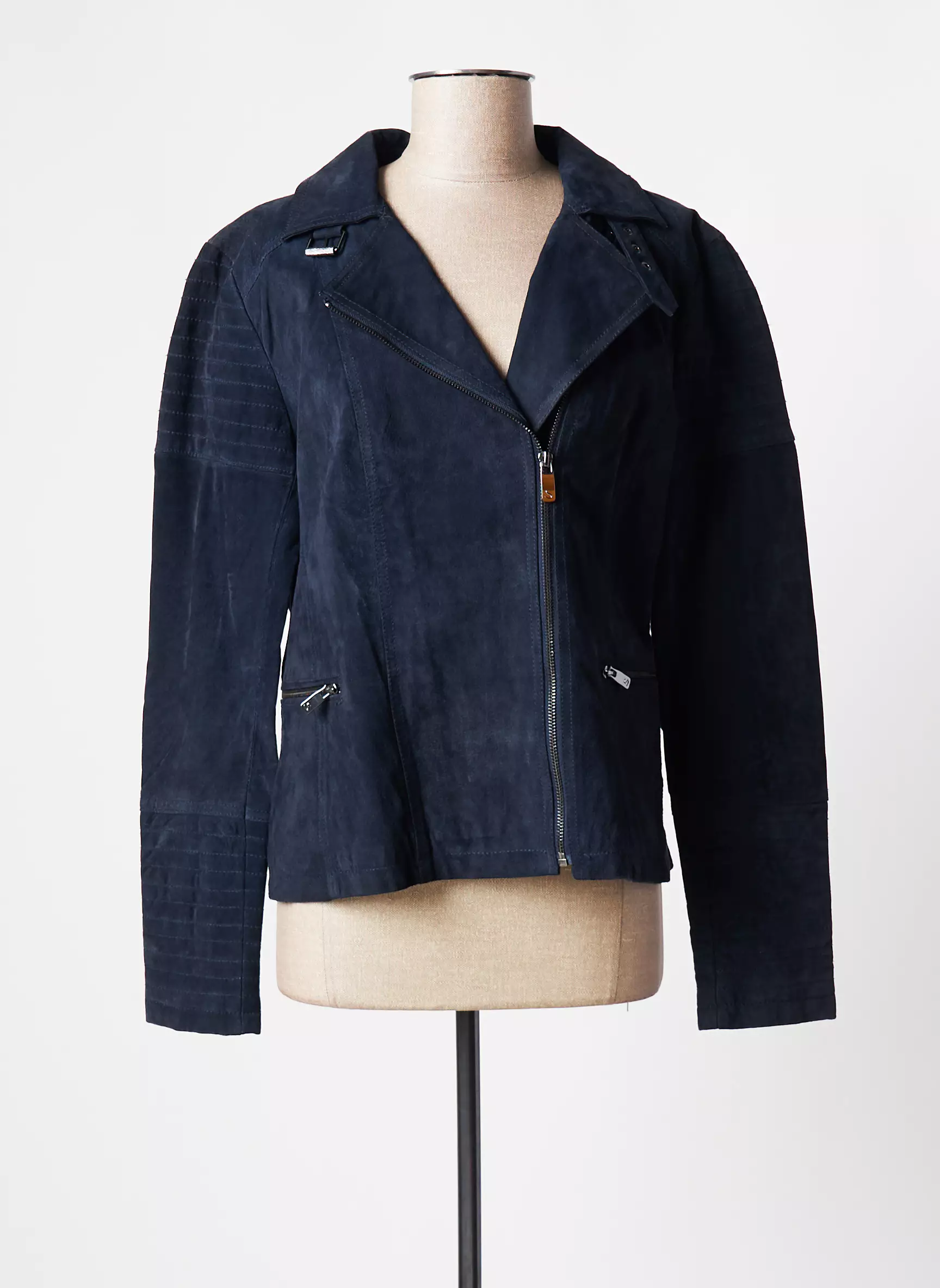 Salsa Vestecuir Femme couleur bleu