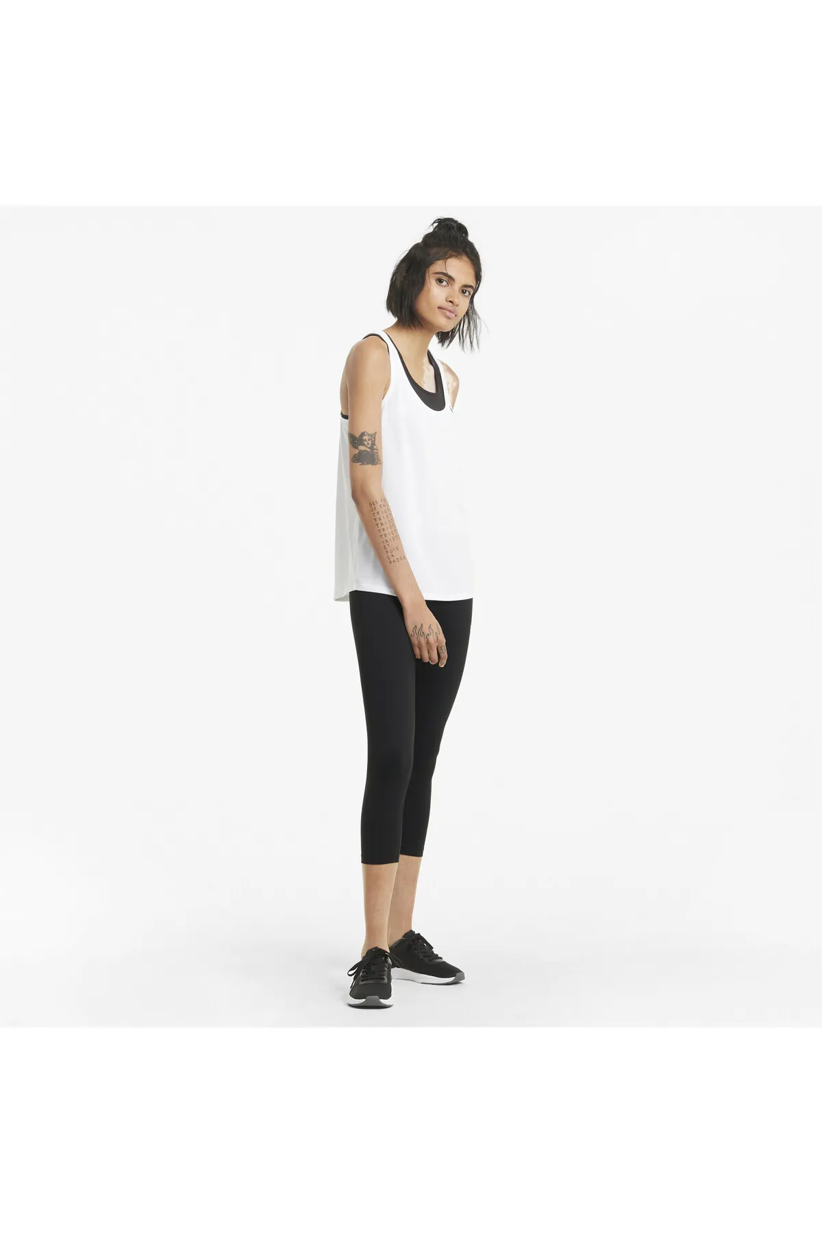 Puma  Sport-Leggings - Schwarz - Mittlerer Bund