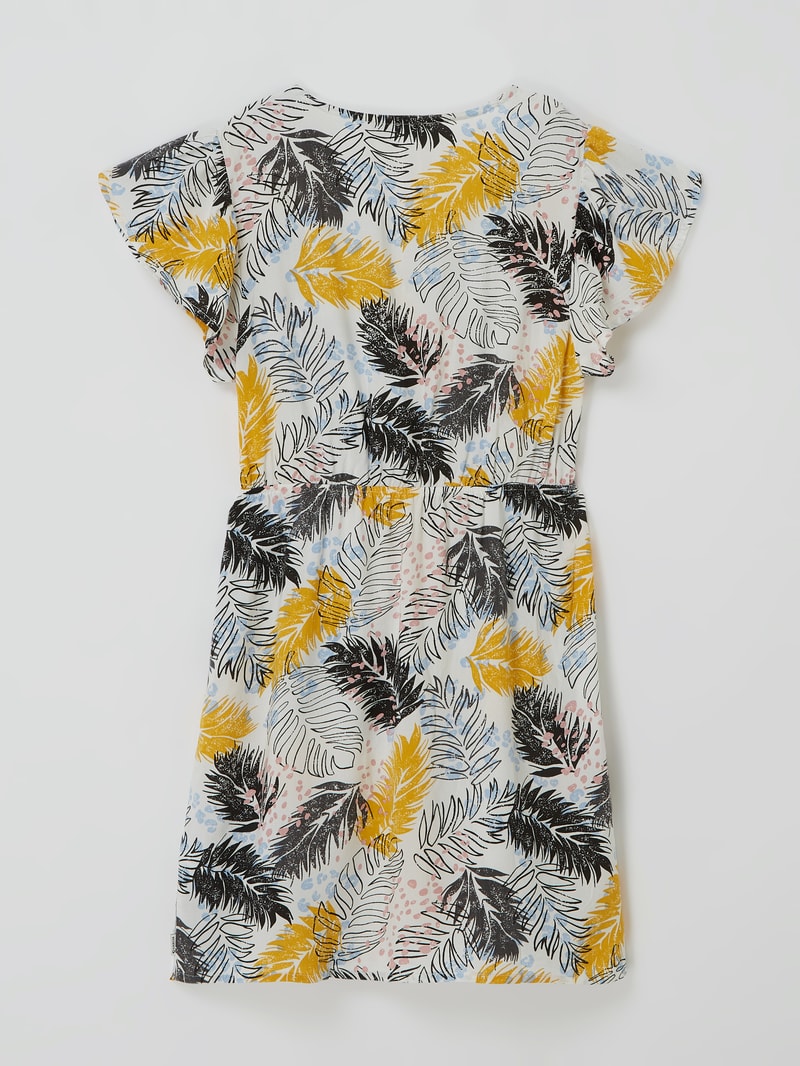 Kleid aus Viskose in offwhite