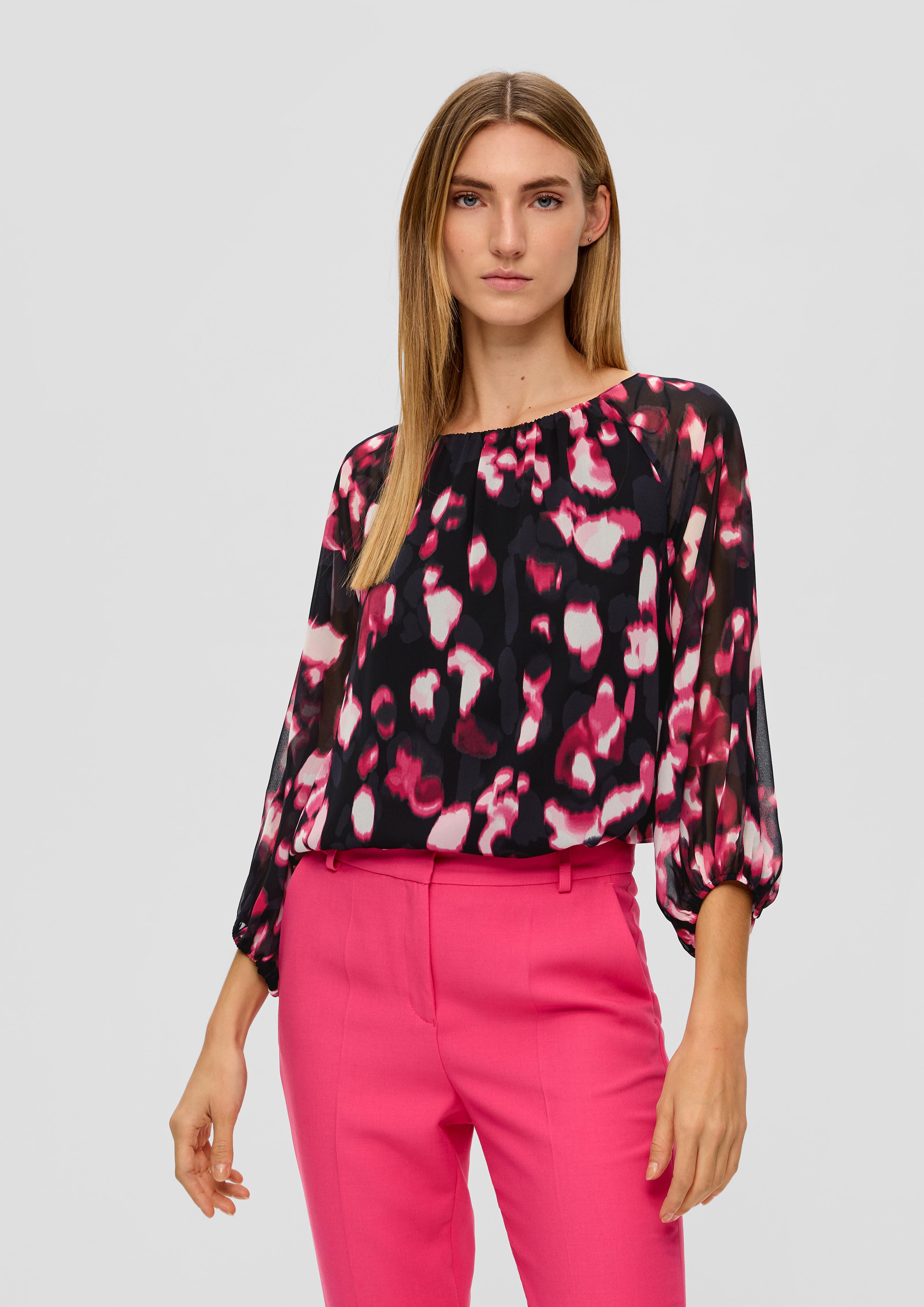 Semitransparente Chiffon-Bluse  2138956-99A3