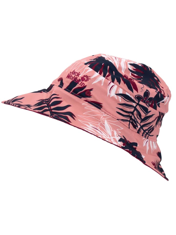 Jack Wolfskin Accessoires Victoria Leaf Hat in Rosa günstig kaufen M