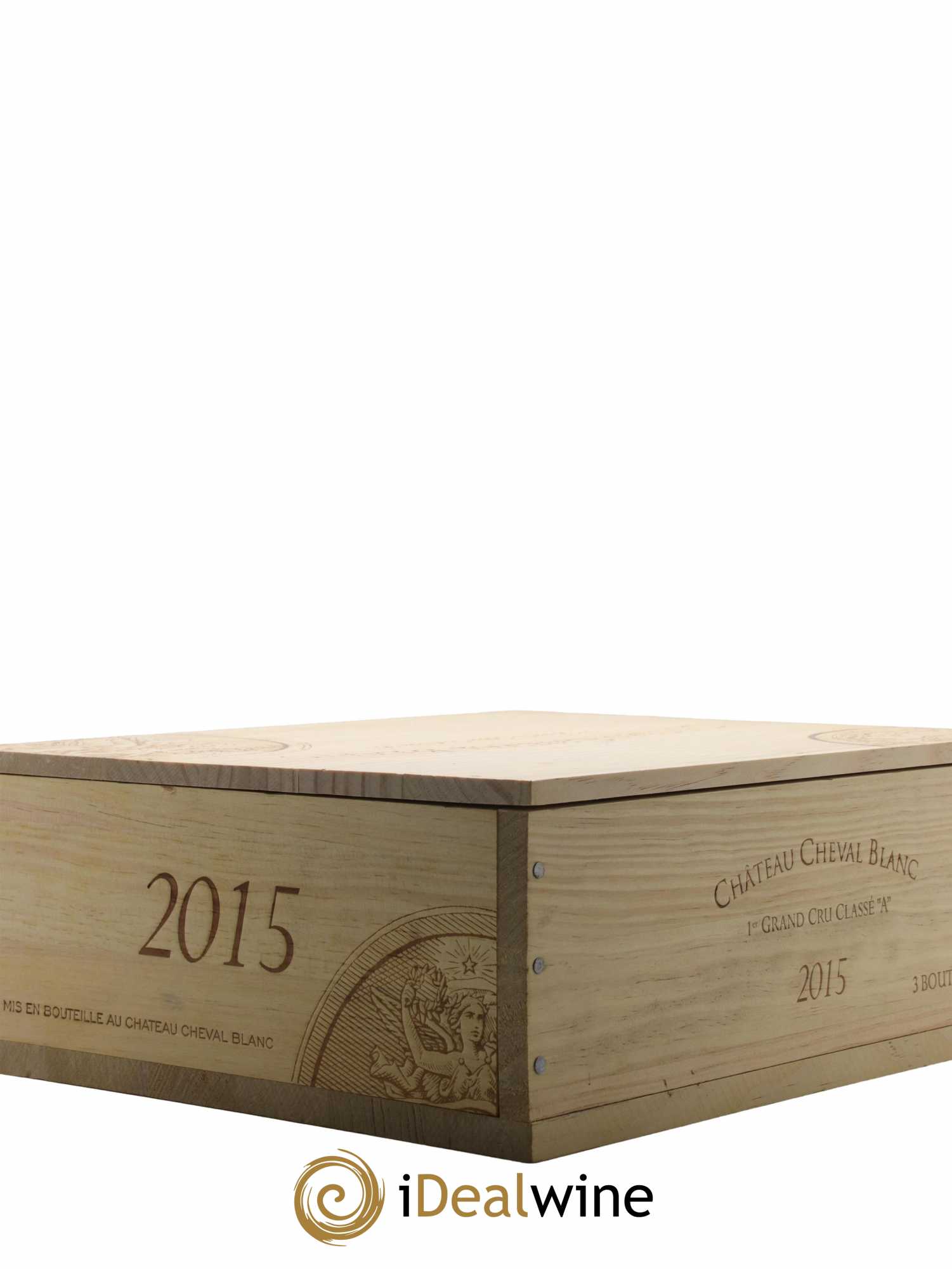 Château Cheval Blanc 1er Grand Cru Classé A  2015 - Lot de 3 Bouteilles