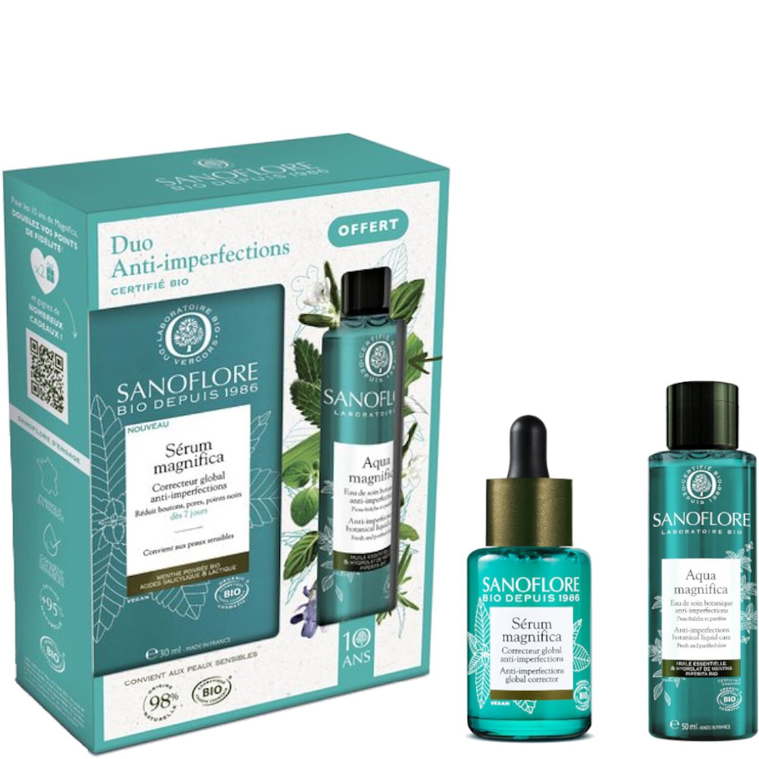 Sanoflore Magnifica Coffret Duo Anti-Imperfections Bio