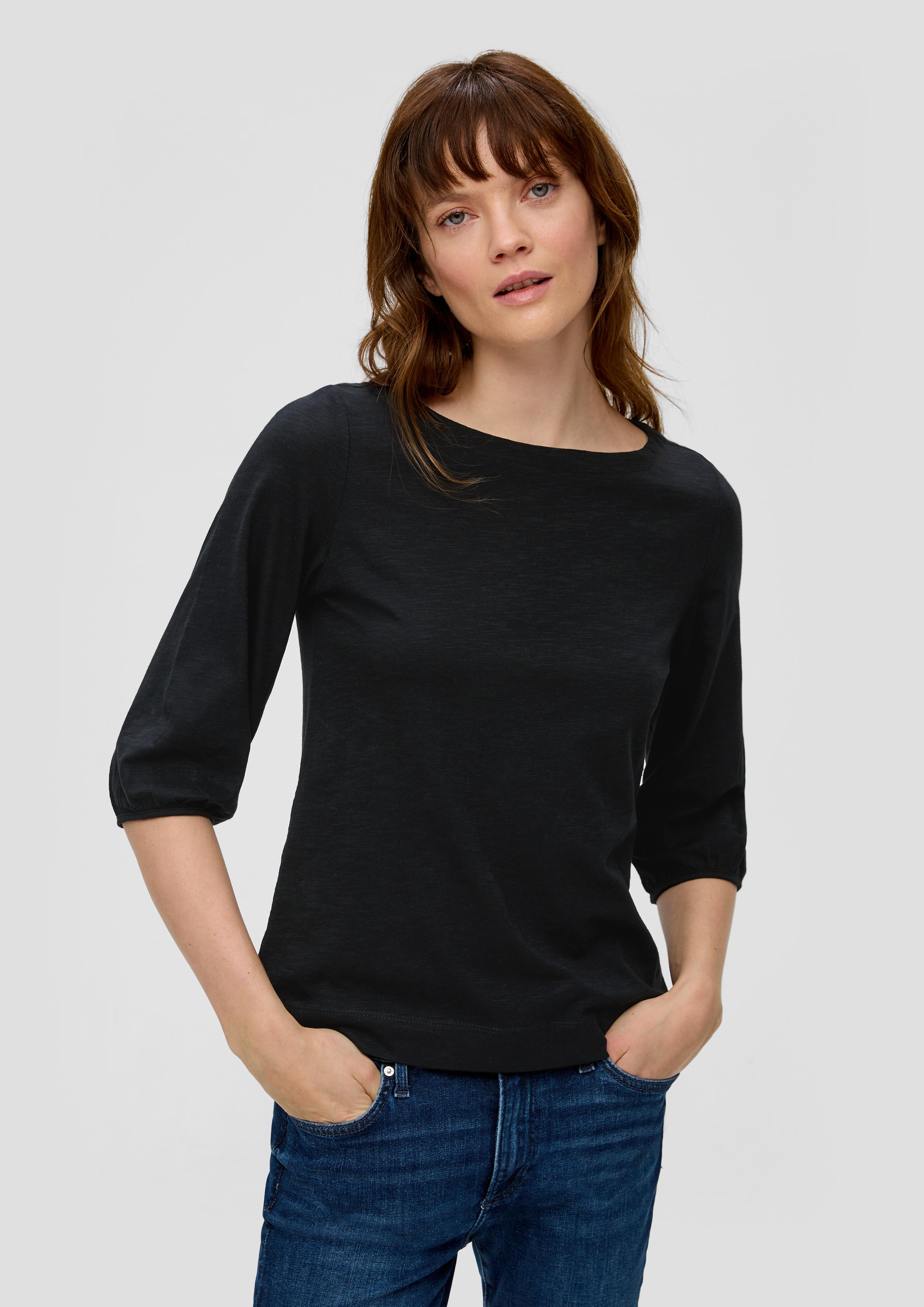 Baumwollshirt mit Puffärmeln  2145857-9999