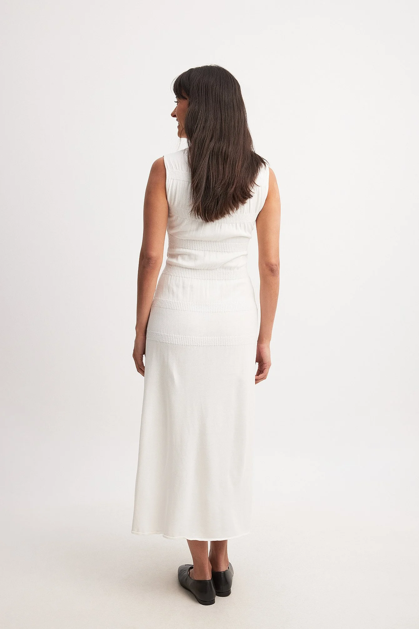 Gestricktes Midi-Kleid