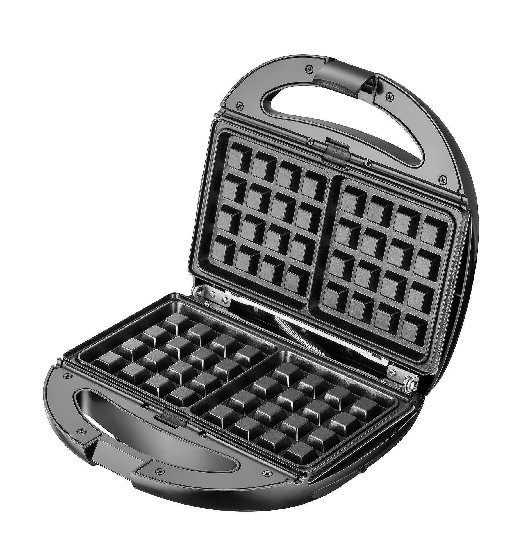 JUNG Sandwichmaker ADLER A3040 Sandwichmaker Sandwich Maker Waffeleisen Kontaktgrill, 1200 W, Toaster Antihaftbeschichtet leichte Reinigung Sandwichtoaster BPA frei