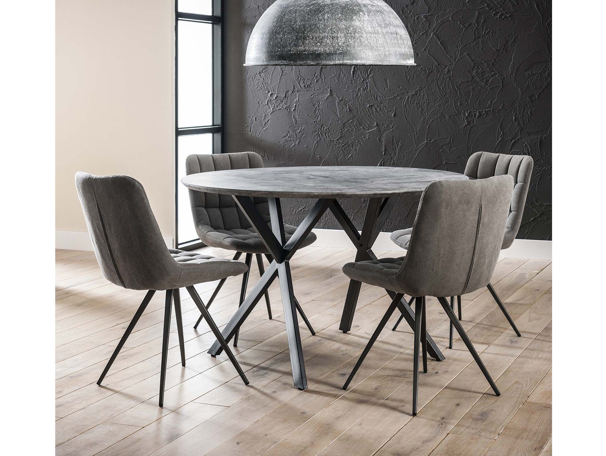 Moebel-Eins Schalenstuhl, DORGI Schalenstuhl, Material Stoff/Metall, Jeansstoff