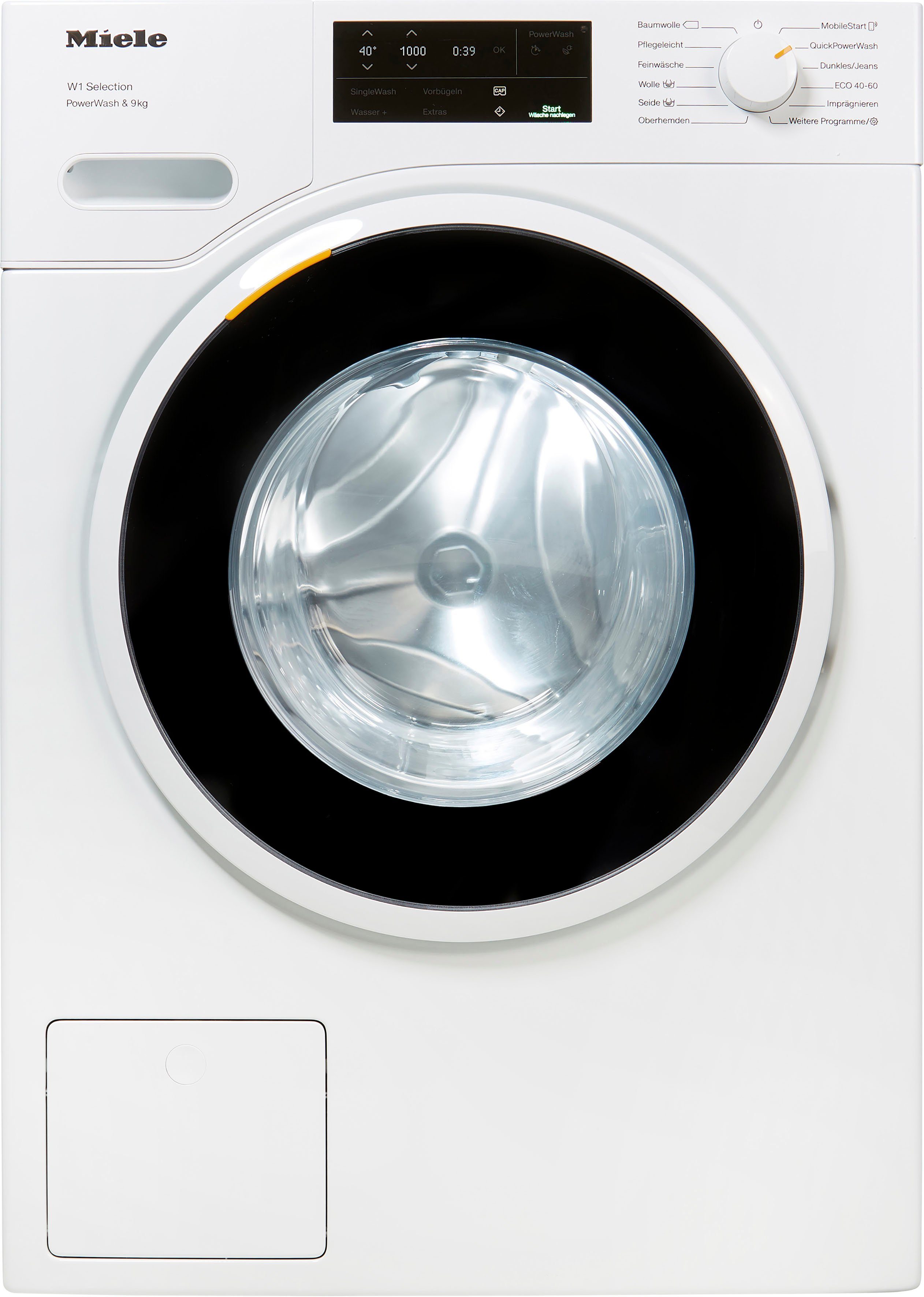 Miele Waschmaschine WSG363 WCS PWash&9kg, 9 kg, 1400 U/min, SingleWash für Einzelteile