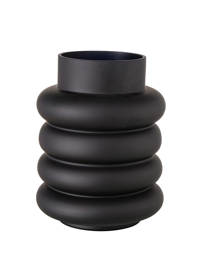 Boltze Vase ''Ribbo'' in Schwarz - (H)20 x Ø 15 cm günstig kaufen onesize