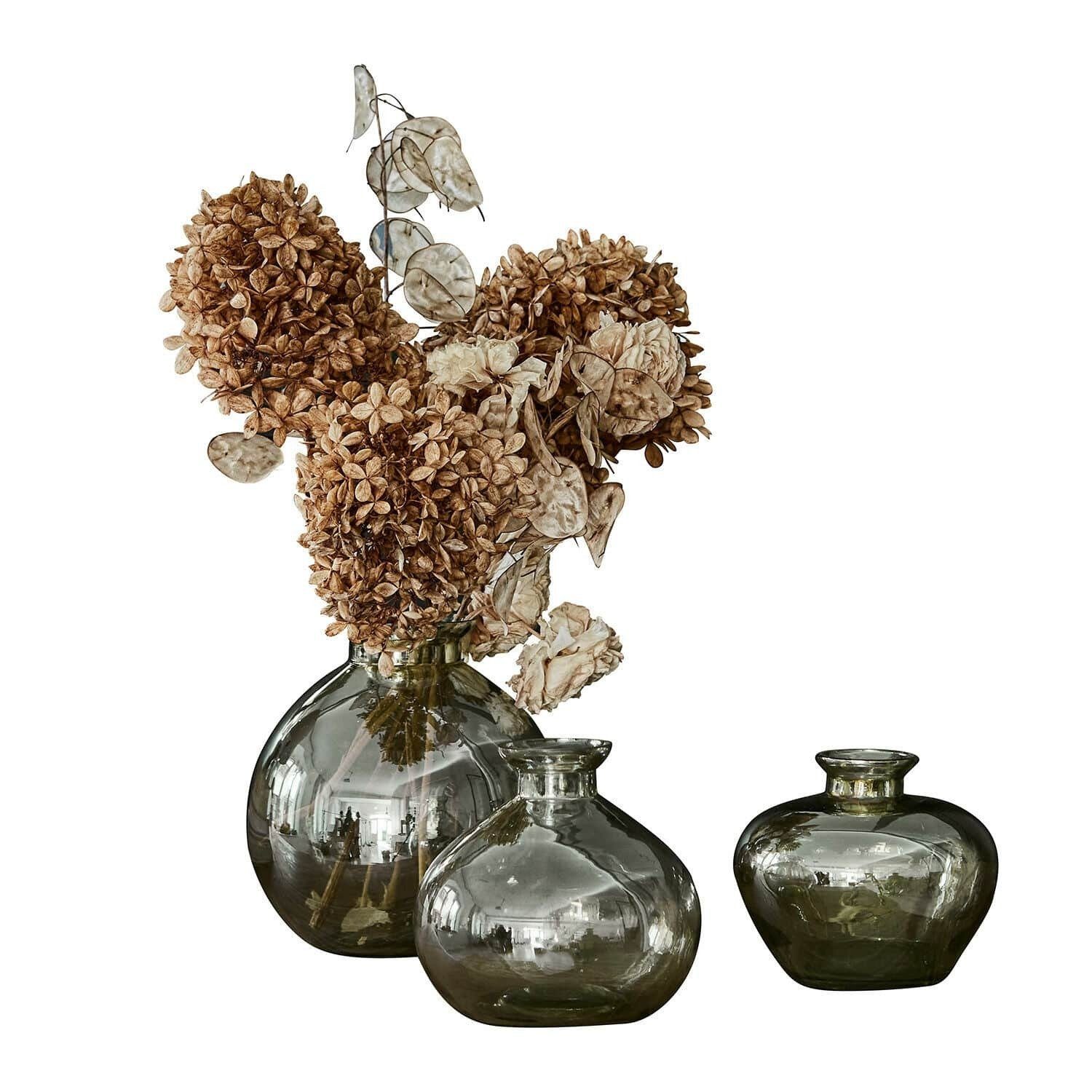 Mirabeau Tischvase Vase 3er Set Caleb grün