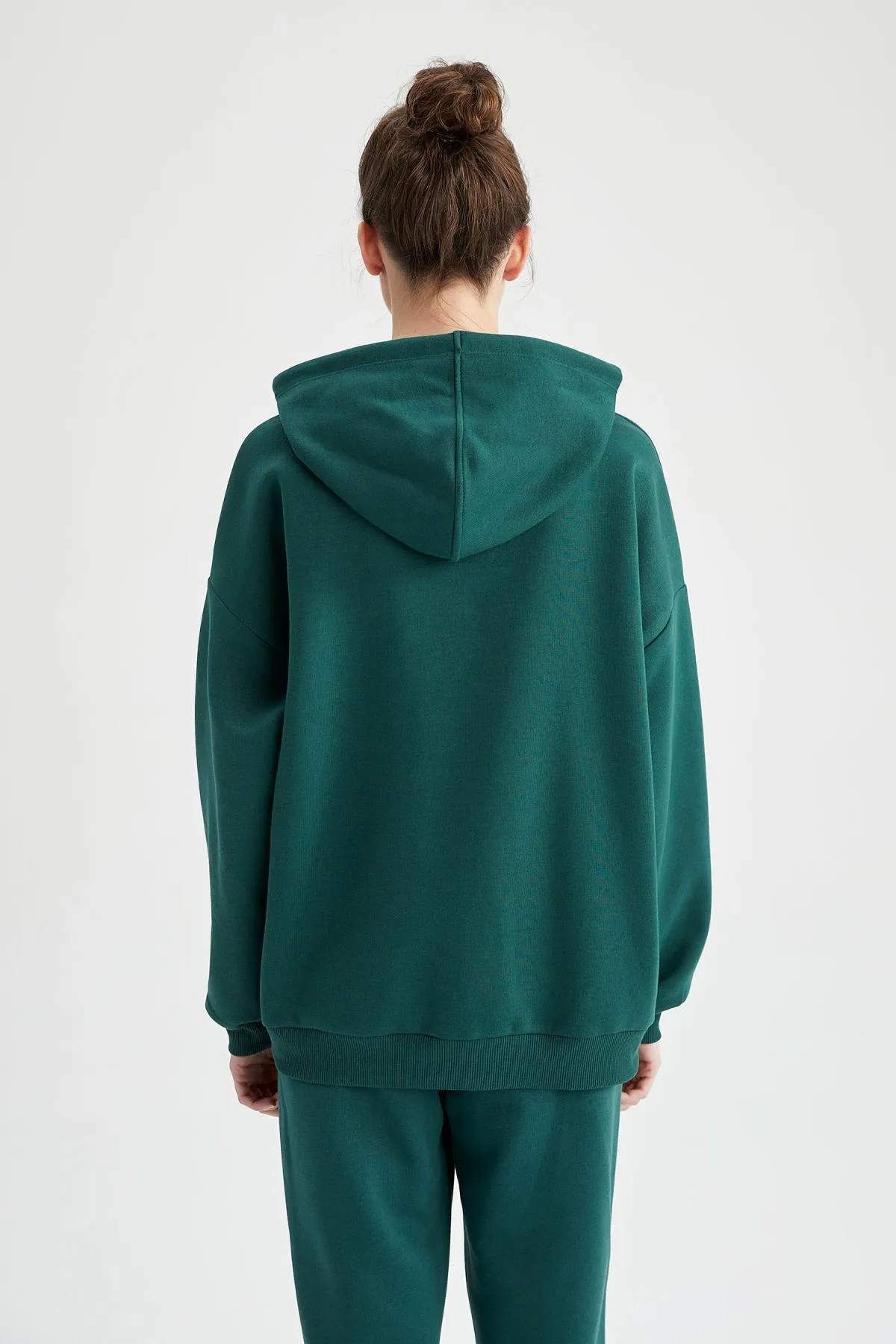 DeFacto  Weiches, flauschiges Sweatshirt mit Kapuze in Oversize-Passform