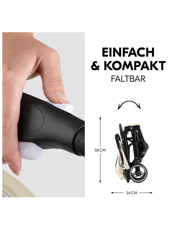 Hauck Reisebuggy & Sportwagen Travel N Care Plus mit in beige,schwarz günstig kaufen onesize