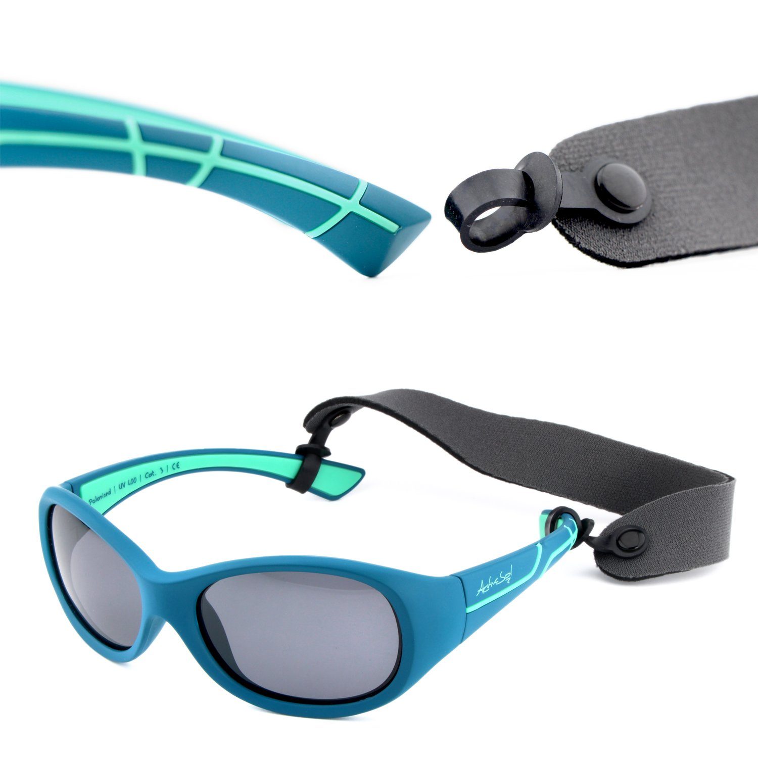 ActiveSol SUNGLASSES Sonnenbrille für Kinder, 5-10 Jahre, BPA-frei