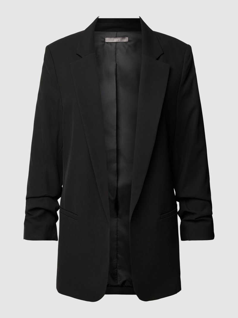 Blazer mit Eingrifftaschen in schwarz