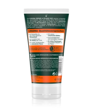 Logona Bio-Sanddorn Repair & Pflege Kur Haarkur-150 ml