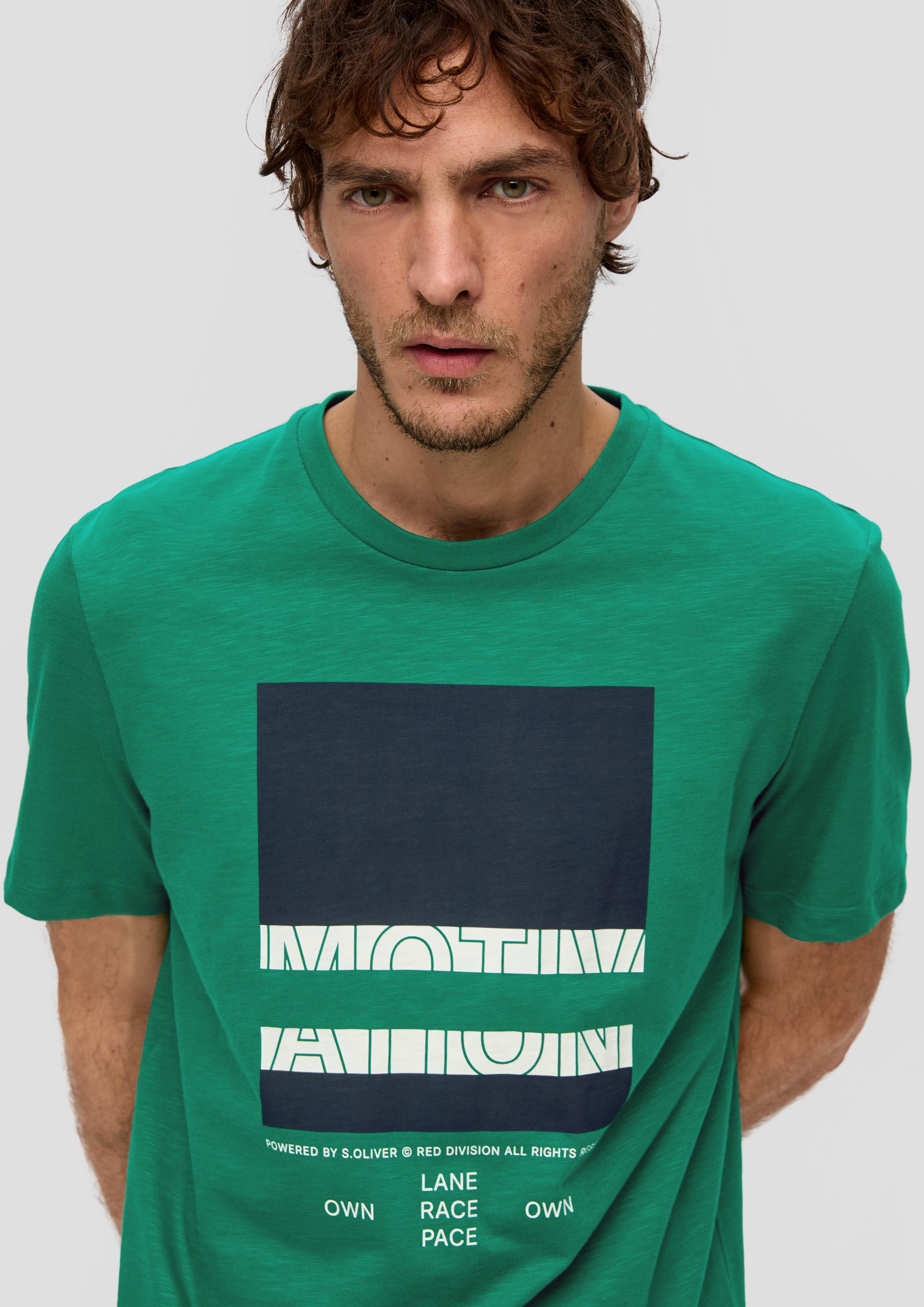 T-Shirt mit Frontprint  2141466-76D1