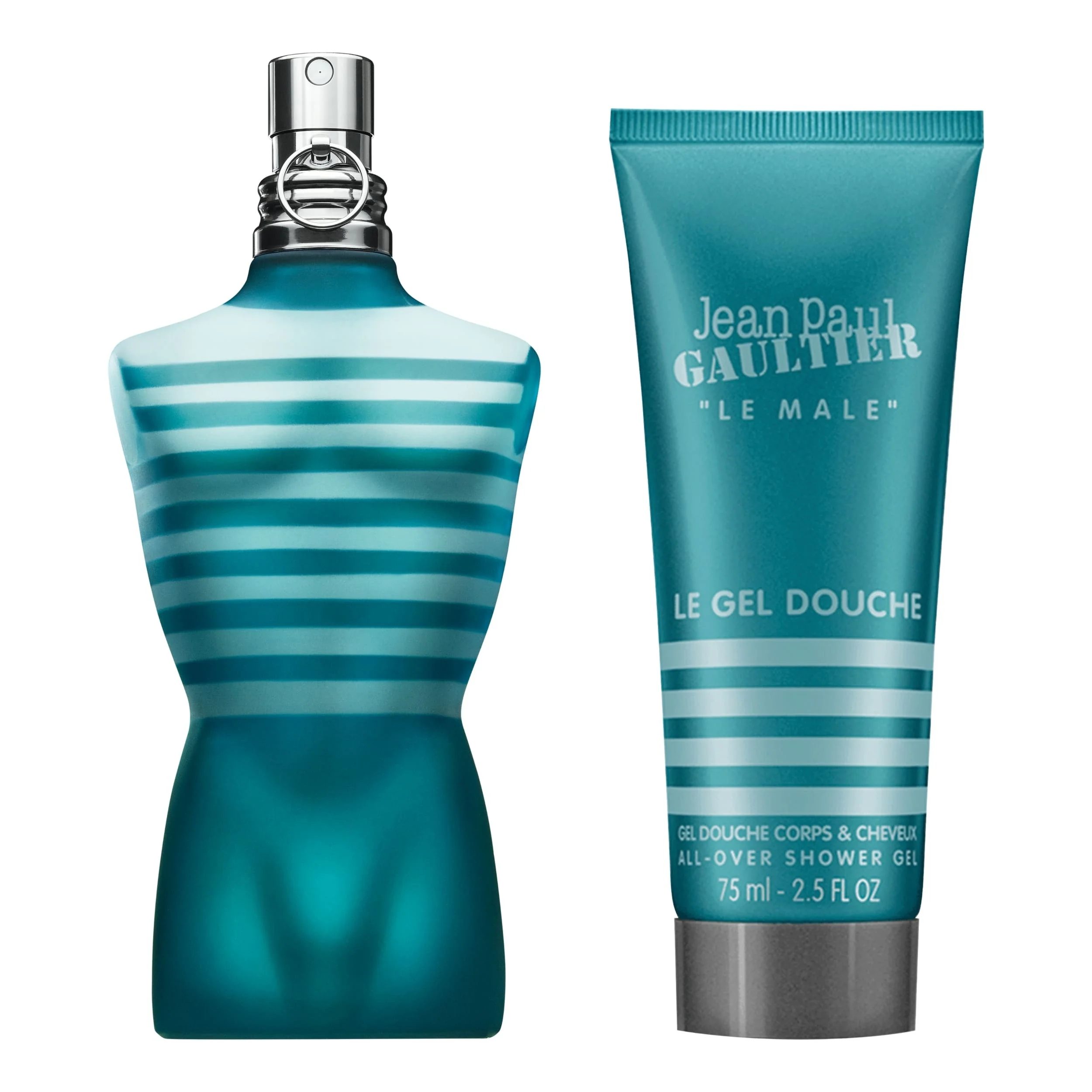 Le Male ajándékkészlet Le Male Eau de Toilette + tusfürdő - Férfi parfüm, Eau de Toilette, Fürdő- és tusfürdő szett