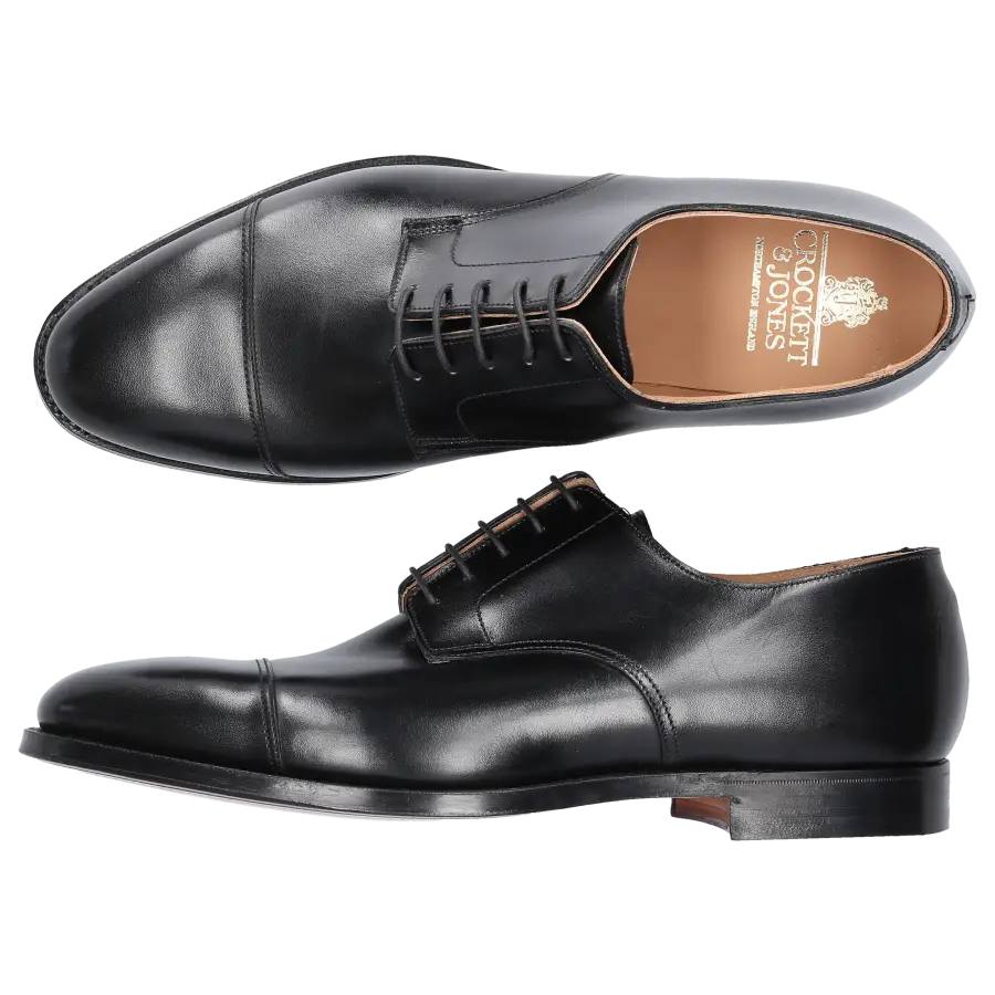 Crockett & Jones - Businessschuhe Derby RIPON schwarz - schwarz