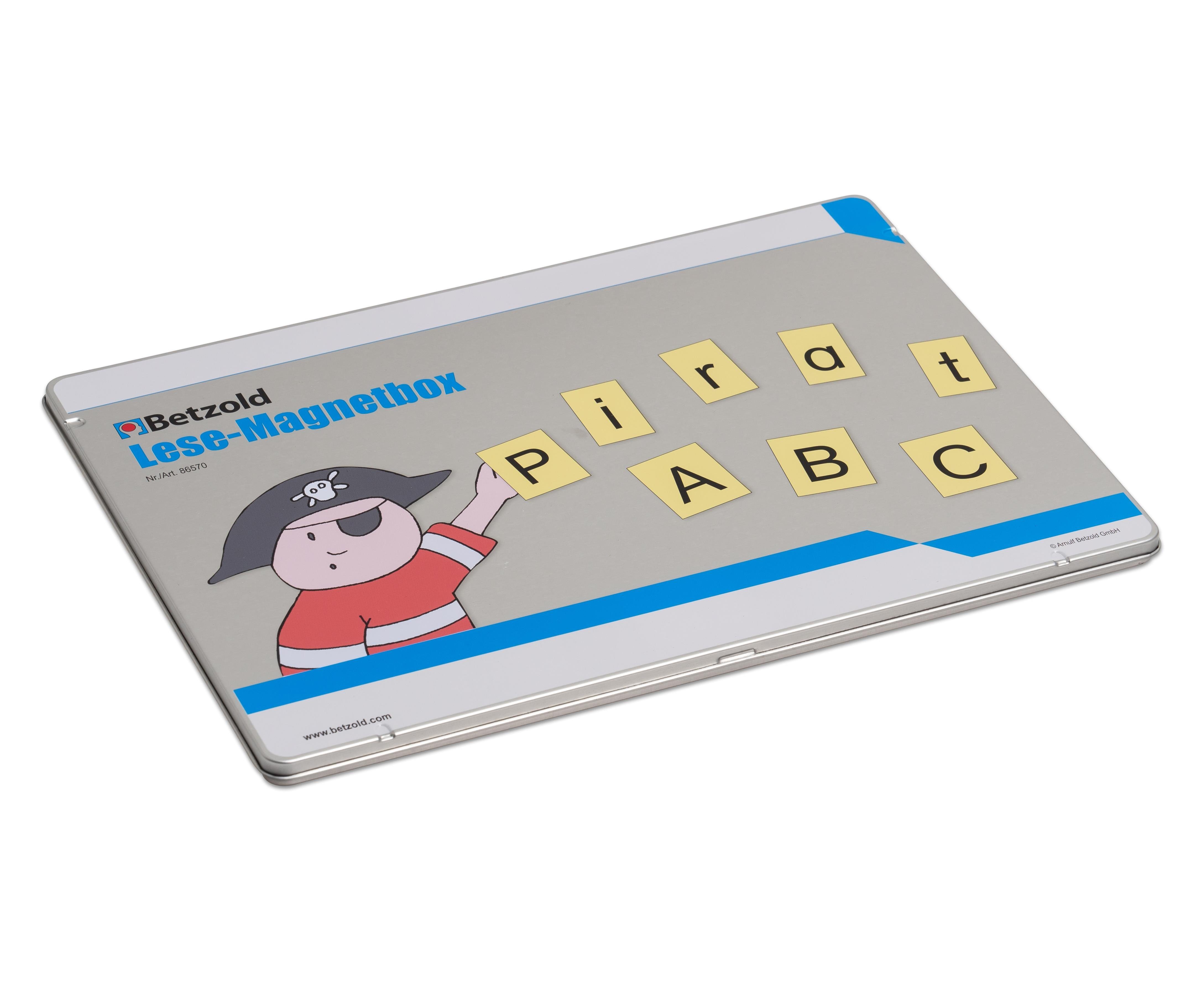 Betzold Lernspielzeug Lese-Magnetbox - Lesen Lernen Kinder Buchstaben Lernspielzeug (1-St)